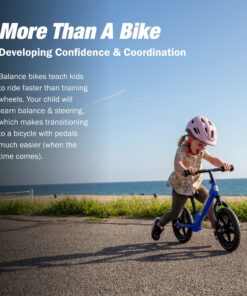 Alternative view of Strider 12” Classic Bike - No Pedal Balance Bicycle for Kids 18 Months to 3 Years - Includes Built-In Footrest, Handlebar Grips & Flat-Free Tires N