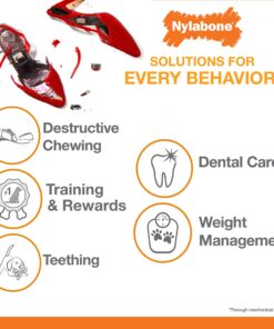 Nylabone Power Chew Double Bone Long Lasting Chew Toy for Dogs Medium - Up to 30 lbs. Medium up to 35 lbs. 25 81RPgbemgdL