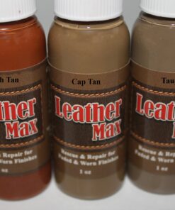 Alternative view of Automotive Leather Max Complete Leather Refinish, Restore & Repair Kit Now with 3 Color Shades to Blend with/Leather & Vinyl Recolor (Tan Mix) Tan Mix