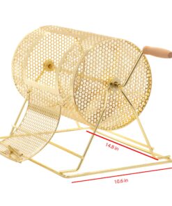 Midway Monsters Brass Raffle Spinning Drum| Spinning Raffle Box for Bingo Balls, Chips, Tickets| Small Drum & 2000 Tickets 13 81RQc30c6EL