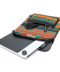 Alternative view of USA Gear Neoprene Protective Sleeve Case for Wacom Drawing Pen Pads and 10" Tablets (Southwest) w/ Zipper Pocket & Carrying Handle – Fits Intuos Draw, Art, Photo, 3D, Comic, Bamboo, Pen and Touch Southwest