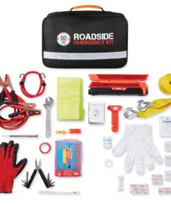 Alternative view of Always Prepared Premium (125 Piece) Roadside Emergency Car Kit – with Jumper Cables – All-in-One Auto Safety and First Aid Kit – Travel Safety for Women, Men, and College Kids – Roadtrip Essentials Premium Roadside Kit