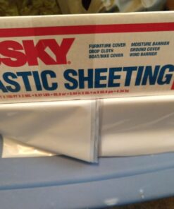 POLY AMERICA R210-100C 10-Feet X 100-Feet 2 Mil Clear Poly Film 17 81RSQP eiML