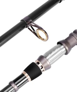 PLUSINNO Telescopic Fishing Rod Retractable Fishing Pole Rod Saltwater Travel Spinning Fishing Rods Fishing Poles Only 1Pack Fishing Rod (silver) 1.8M 5.91Ft 33 81RT2qL9ML