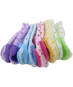 Kisgyst 5 Pairs Baby Girls Toddler Cartoon Dots Anti Slip Skid Foot Socks No-Show Crew Cotton Socks Sneakers 10-30 Months 16 81RVnRzCuuL