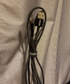 Anker 6ft Premium Double-Braided Nylon Lightning Cable, Apple MFi Certified for iPhone Chargers, iPhone X/8/8 Plus/7/7 Plus/6/6 Plus/5s, iPad Pro Air 2, and More(Black) 6 ft Black 1 38 81RW6ClJyEL