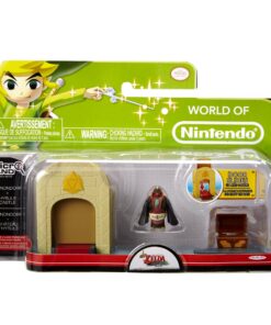 Alternative view of World of Nintendo Legend of Zelda Windwaker Ganondorf and Hyrule Castle Set
