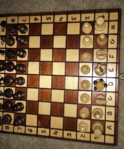 Chess Royal 30 European Wooden Handmade International Set, 11.81 x 1.97-Inch 24 81RZFbEXHfL