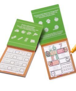 Melissa & Doug On the Go Water Wow! Water-Reveal Activity Pads, 3-pk, Animals, Alphabet, Numbers - 3-Pack Of Reusable No-Mess Travel Activities For Kids Bundle: Animals, Alphabet, Numbers Standard Packaging 36 81RbgvgFt5L