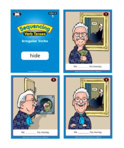 Super Duper Publications | Sequencing Regular and Irregular Verb Tenses Fun Deck | Early Reader and Grammar Flash Cards | Educational Learning Materials for Children 12 81Rd2IEyD2L