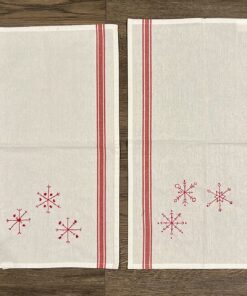 Aunti Em's Kitchen Dish Towels Set (13 Pack) for Kitchen Decor Super Absorbent 100% Natural Cotton Zero-Lint - 25.5 x 15.5 Inch (13-Pack Red, Green & Blue Stripes) 13-pack Red, Green & Blue Stripes 29 81ReyaoJ4LL 1