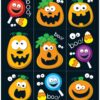 Carson Dellosa 216 Halloween Stickers for Kids, Vinyl Waterproof Self Adhesive Pumpkin Stickers, 24 Sticker Sheets for Treat Bags, Halloween Party Favors, Reward Stickers, Halloween Classroom Decor 49 81Rg8 NgZKL