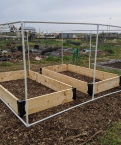 Panacea 89584 Raised Garden Bed Corner Brackets Plant-Container-Accessories, Black 34 81RgAIcijeL