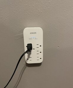 Anker Outlet Extender and USB Wall Charger, 6 Outlets and 2 USB Ports, 20W USB C Power Delivery High-Speed Charging iPhone 15/15 Plus/15 Pro/15 Pro Max, Multi-Plug for Dorm, Home, and Office, White 32 81Rge c86KL