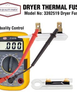 Alternative view of 3392519 Dryer Thermal Fuse - Replacement Part for Whirlpool and Kenmore Exact Fit DR Quality Parts™ 3388651 WP3392519VP 694511