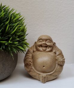 Top Collection Mini Happy Buddha Laughing Statue - Hand Painted Essence of Joy Big Belly Buddha in Sandstone Finish - 3.25Inch Collectible East Asian New Age Lucky Buddha Figurine 22 81RlYPMSLpL
