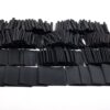 SummitLink 415 Pcs Black Assorted Heat Shrink Tube 10 Sizes Tubing Wrap Sleeve Set Combo