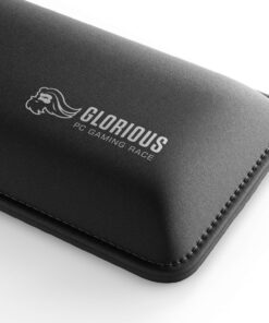 Glorious Gaming Wrist Pad/Rest - Full Standard Size - Black - Mechanical Keyboards, Stitched Edges, Ergonomic | 17.5x4 inches | 25mm/1in Thick (GWR-100) Full Size (Standard) 36 81RmavMbSL