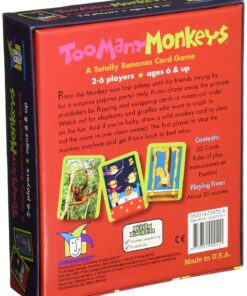 Alternative view of Gamewright Too Many Monkeys Multi-colored, 5"