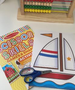 Melissa & Doug Scissor Skills Activity Book With Pair of Child-Safe Scissors (20 Pages), 11.25 x 8.2 x 0.7 40 81RpPR88YGL 3