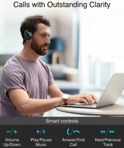 Kinivo BTH220 Bluetooth Stereo Headphone – Supports Wireless Music Streaming and Hands-Free Calling 34 81Rq6wjJIGL
