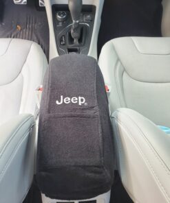 Seat Armour KAJGCB11-14 Officially Licensed Custom Fit Center Console Cover with Jeep Embroidered Logo for Select Jeep Grand Cherokee Models(2011-2017) - (Black) 28 81RqDhUG PL
