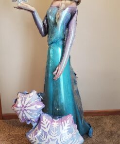 Frozen's Elsa The Snow Queen Airwalker Birthday Balloons Decoration - 57" Inches 34 81RqKM F5kL