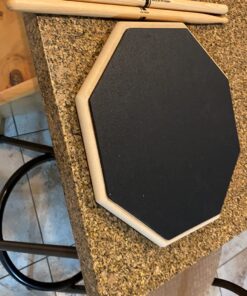 Evans RealFeel - Drum Practice Pad - Drum Pad - Drummer Practice Pad - Gum Rubber & Neoprene, 2 Sided, 12 Inch 2-Sided 30 81RrKAPU7jL