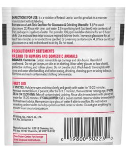 Diversey-90223 Beer Clean Last Rinse Glass Sanitizer, .25oz Powder Packet (100 Pack) 9 81RteoAVfOL