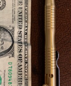 ILEAF Ballpoint Pen Solid Brass EDC Pen, Portable Delicate Signature Pen with Pencil Case and 2 Extra Black Ink Refills 24 81Ru3MnTYyL