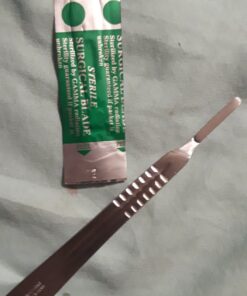 100 Scalpel Blades #22 with Free Handle 19 81Rue3b0BEL