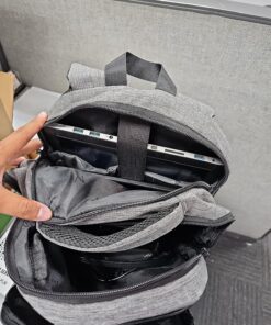 Matein Travel Laptop Backpack, Business Anti Theft Slim Durable Laptops Backpack with USB Charging Port, Water Resistant College School Computer Bag Gifts for Men & Women Fits 15.6 Inch Notebook, Grey Austere Grey 65 81RvPQfJbOL