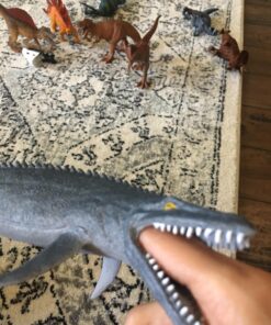 Boley 14 Pk Dinosaur Toys for Kids with Educational Pamphlet - 9" Long Dinosaur Toy Figures for Boys & Girls Ages 3+ 14 Pack + Dino Pamphlet 68 81RwBrgpgNL 1