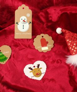 Shintop 100PCS Kraft Paper Gift Tags Bonbonniere Favor Rectangular Gift Tags with Free 100 Feet Natural Jute Twine (Oblong Paper Tag) 30 81RxztUZUBL