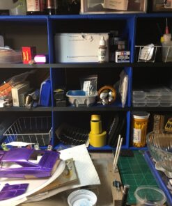 Bankers Box Classroom 9 Compartment Cubby Storage 16"H x 28 1/4"W x 13"D (3380701) , Blue 39 81RyQFZvOtL