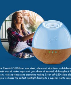 artnaturals Essential Oil Diffuser & Baby White Noise Sound Machine w/Night Light - 6 Natural Relaxing & Soothing Sounds - Sleep Therapy for Babies, Kids & Adults - Aromatherapy Humidifier for Bedroom 23 81S KeX6CqL 1