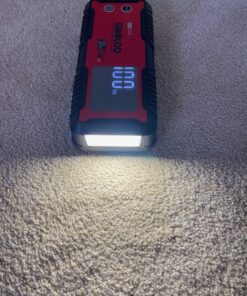 GOOLOO GT4000S Jump Starter 4000 Amp Car Starter 100W Two-Way Fast-Charging Portable Car Battery Charger Booster Pack for 10L Diesel and 12L Gas Engines, SuperSafe Lithium Jump Box for 12V Vehicles Red 87 81S iiGdrPL