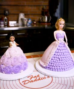 Fat Daddio's PDV-07 Dolly Varden Doll Cake Pan, 7.25 x 5.5 Inch, Silver 23 81S05ok1ddL