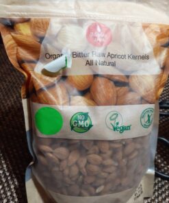 Mighty Apricot USDA Organic Bitter Apricot Kernels(1LB) 16oz, Natural Raw Bitter Apricot Seeds, Vegan, Non-GMO, Gluten Free, Great source of Vitamin B17 and B15 1 Pound (Pack of 1) 23 81S0Pcfk0cL