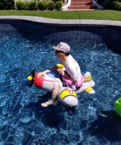 Intex Water Gun Plane Ride-On, 52" x 51", for Ages 3+, 1 Pack (Colors May Vary) 33 81S0gOxfMTL