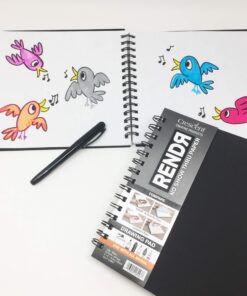 Crescent Creative Products 8-inch RENDR Wire-Bound Sketchbook, 8" x 8", Model:12-00017 8" x 8" Wirebound Sketchbook 27 81S119h85jL