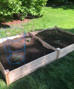 Greenes Fence Best Value Cedar Raised Garden Bed, 4' x 8' x 10.5" - Made in USA with North American Cedar 48" W x 96" L x 10.5" H 34 81S13qZcFFL