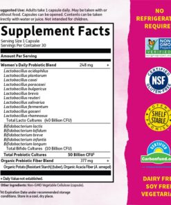 Garden of Life, Dr. Formulated Women's Probiotics Once Daily, 16 Strains, 50 Billion, 30 Capsules 22 81S30w4ojkL