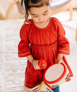 Melissa & Doug Band-in-a-Box Clap! Clang! Tap! - 10-Piece Musical Instrument Set - Kids Musical Instruments, Wooden Percussion Instruments For Toddlers And Kids Ages 3+ English Only 26 81S5wXdR3FL