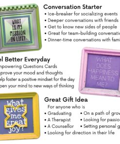 Sunny Present Empowering Questions Cards - 52 Cards for Mindfulness & Meditation, Writing, or Any Other Process You Choose - The Original Deck 19 81S6bxwNQL