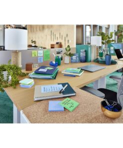 Post-it Super Sticky Recycled Notes, 3x3 in, 24 Pads, 2x the Sticking Power, Poptimistic, Bright Colors, 30% Recycled Paper (654-24SST-CP) 35 81S7lQSot0L