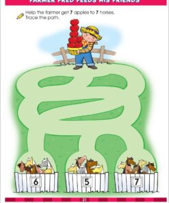 School Zone - Mazes Preschool Workbook - 32 Pages, Ages 3 to 5, Preschool to Kindergarten, Maze Puzzles, Colorful Pictures, and More (School Zone Activity Zone® Workbook Series) 13 81S83bWxn3L