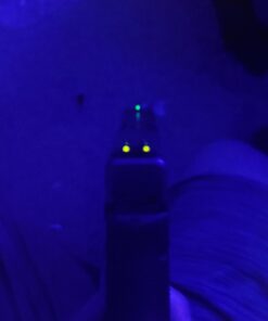 TRUGLO TFO Tritium & Fiber-Optic Handgun Sight | Snag-Resistant Front & Rear Bright Night Sights, Compatible with Glock Handguns Green Front / Yellow Rear Glock Low Set 36 81SAbf1PdL