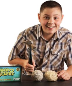 Break Open 2 Jumbo Geodes– Break Your Own Large Geode with Crystals, Earth Science Kit for Kids to Learn Geology, Gifts for Rock Collectors, Cool Rocks for Boys and Girls 35 81SAmZGNUfL