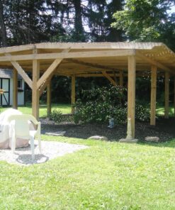 The HC Companies 16 Inch Sierra Round Self Watering Planter - Weather Resistant Plastic Resin Flower Garden Plant Pot Container, Rustic Redstone 16" 24 81SAwrMTvpL